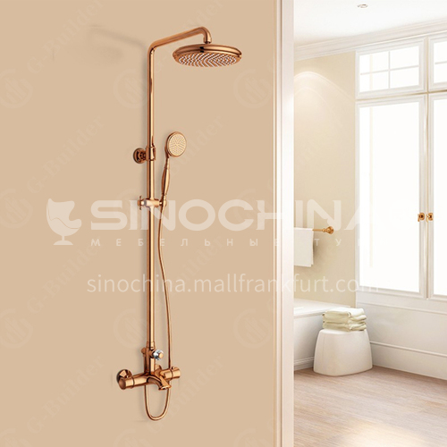 Hanmark HIMARK Smart Thermostatic Health Shower Fashion Classical Luxury Shower Set 1443416 Light Luxury Gold